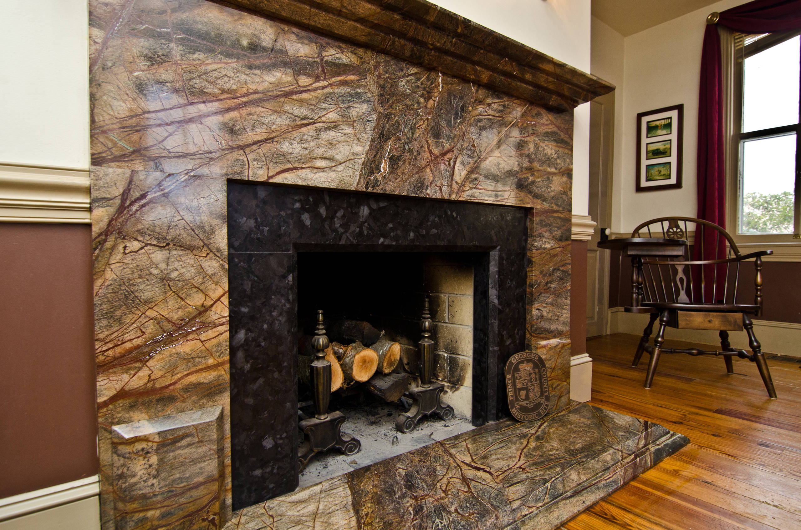 sleek and contemporary look of granite mantles