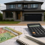 Custom home design rendered image with modern architecture in Ottawa